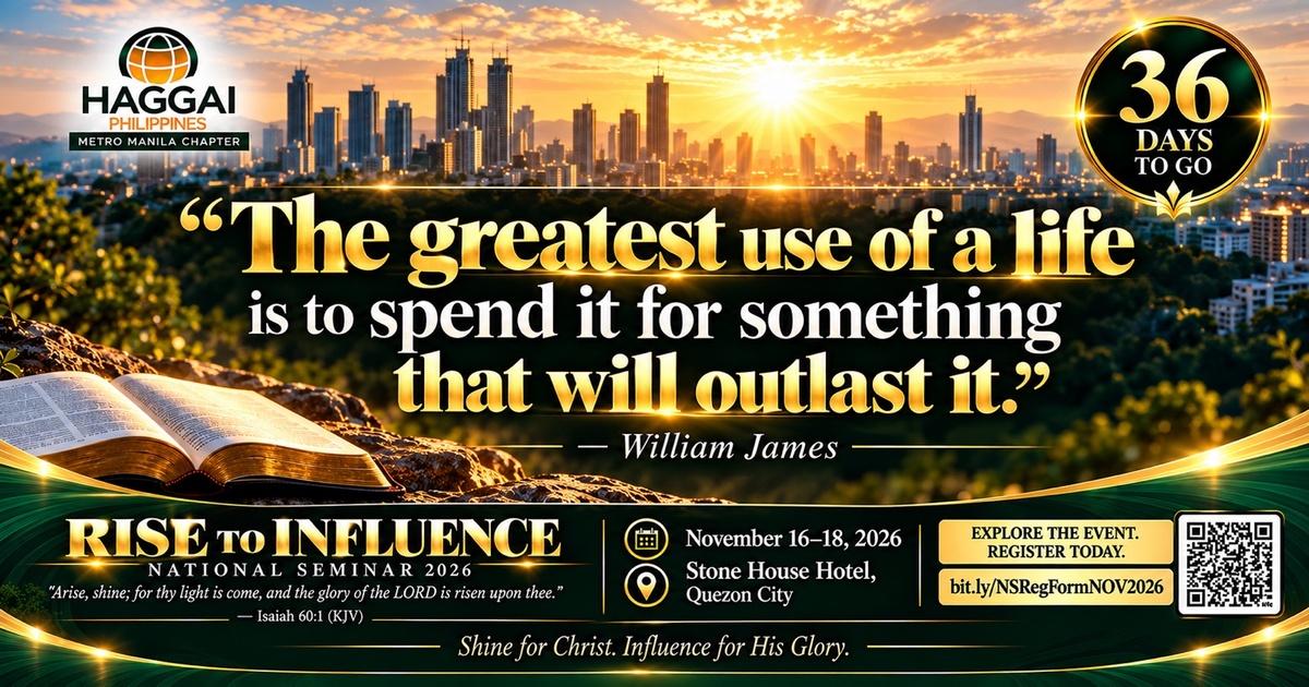 Sunday Quote of the Day — 36 Days to Go, a reflection on lasting influence